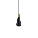 Colgante simple MUANCE aluminio GU10 color negro