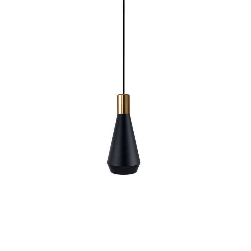Colgante simple MUANCE aluminio GU10 color negro
