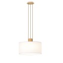 Colgante simple VALS madera E27 LED color blanco