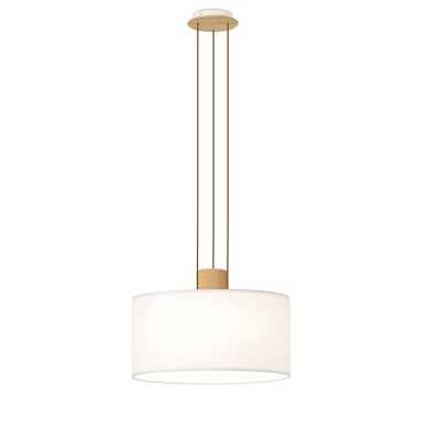 Colgante simple VALS madera E27 LED color blanco