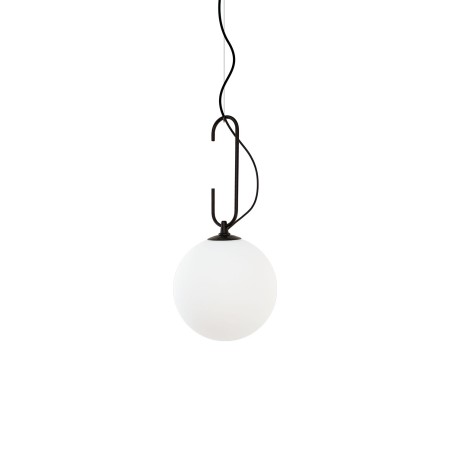 Colgante simple MAYET metal E27 LED color negro