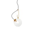 Colgante simple LAYER metal E27 LED color dorado