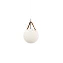 Colgante simple SERVE metal E27 LED color negro