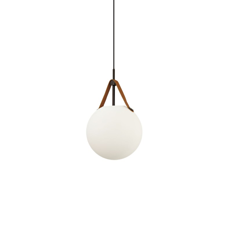 Colgante simple SERVE metal E27 LED color negro