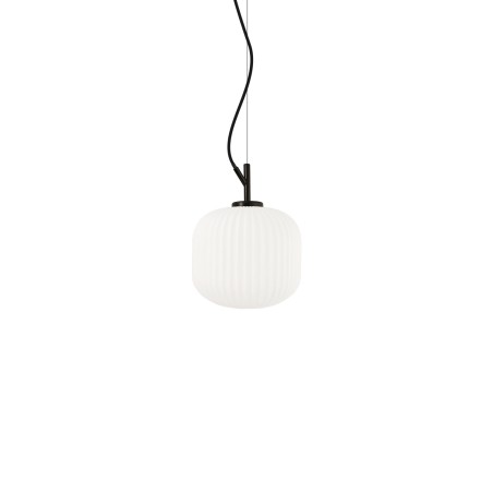 Colgante simple CASONE metal E27 LED color negro