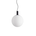 Colgante simple LIMON metal E27 LED color negro