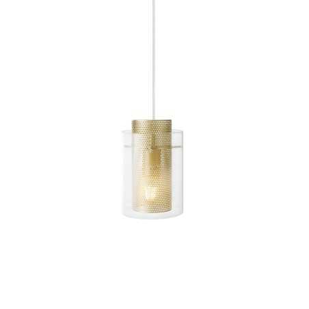Colgante simple BIAIS metal E27 LED color dorado