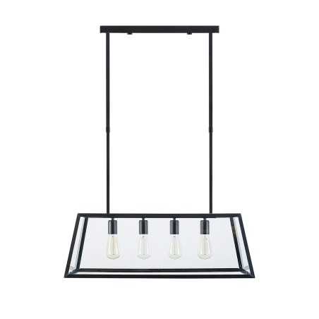 Colgante múltiple MONAS hierro E27 LED color negro