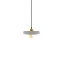 Colgante simple TRONC cemento E27 LED color cemento