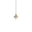 Colgante simple TAGNE cemento E27 LED color cemento