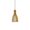 Colgante simple POIXE madera E27 LED
