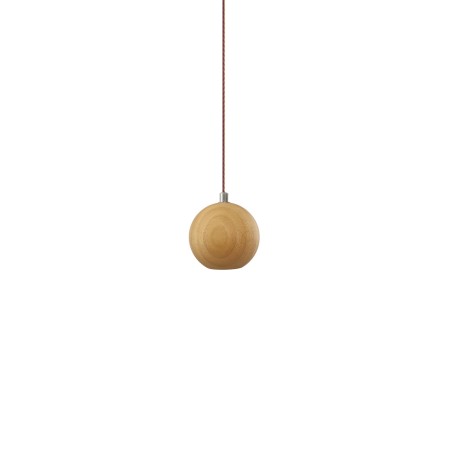 Colgante simple CANCE madera GU10 color madera