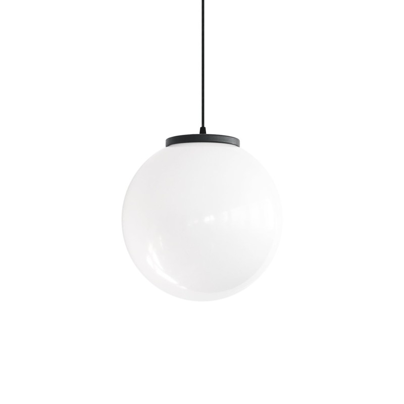 Colgante simple LAUROS termoplástico E27 LED color blanco