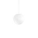 Colgante simple BARRY metal E27 LED color blanco