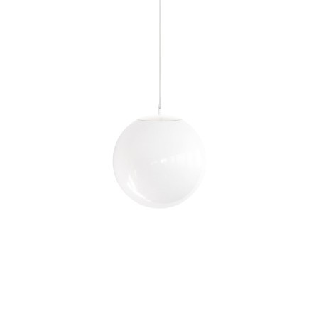 Colgante simple BARRY metal E27 LED color blanco
