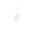 Colgante simple MOURIES metal E27 LED color blanco