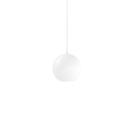 Colgante simple MOURIES metal E27 LED color blanco