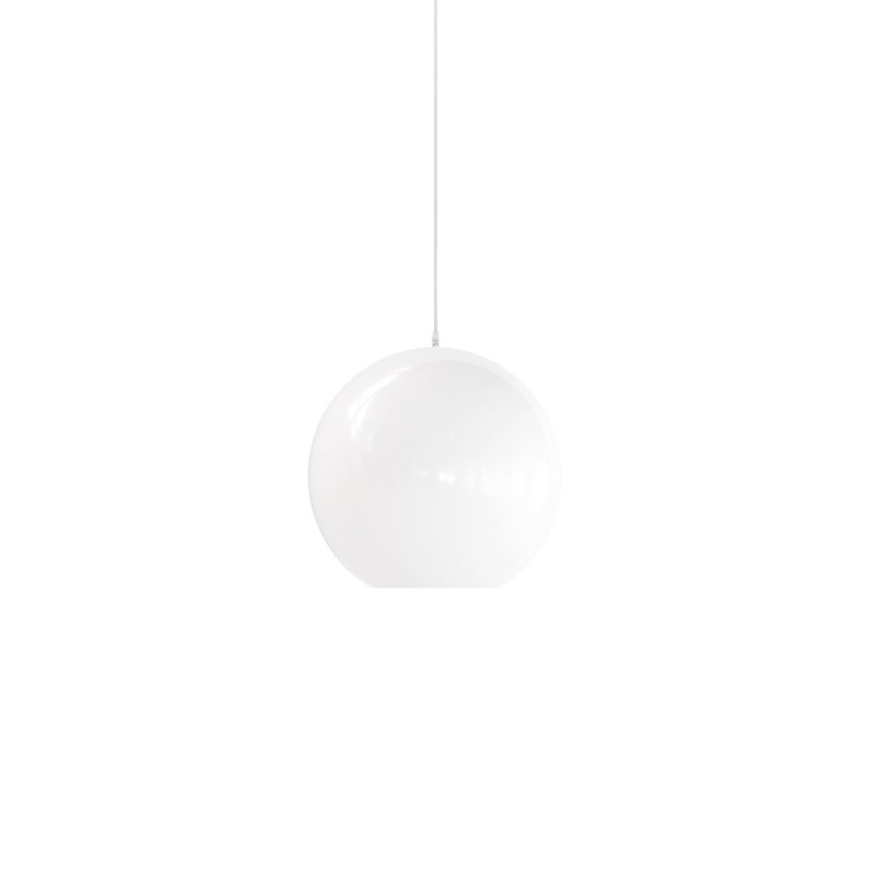 Colgante simple GONTIER metal E27 LED color blanco