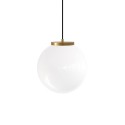 Colgante simple MOISY metal E27 LED color blanco