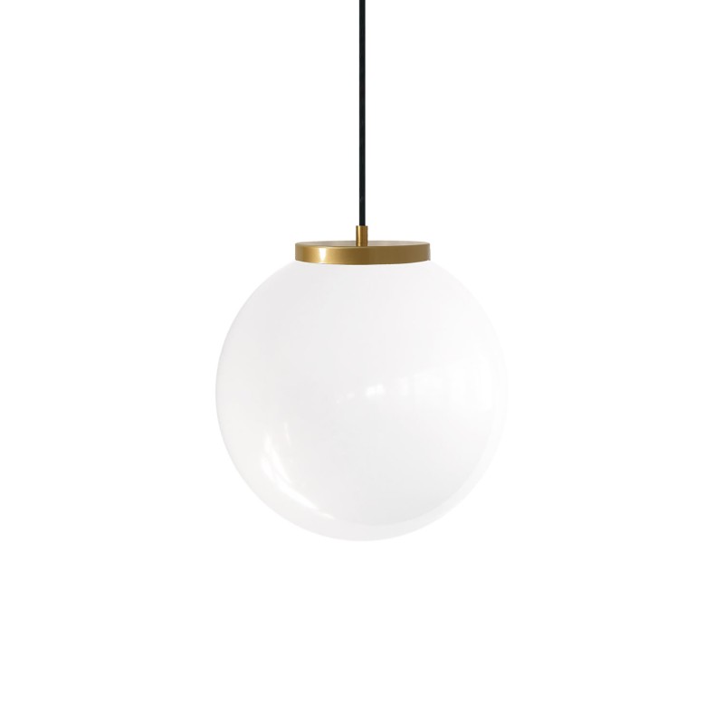 Colgante simple MOISY metal E27 LED color blanco