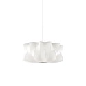 Colgante simple VINLY polímero de resina E27 LED color blanco