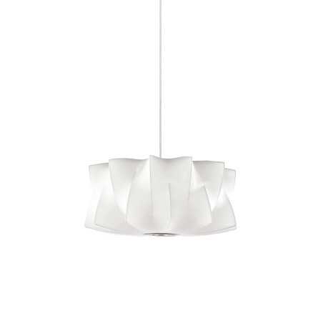 Colgante simple VINLY polímero de resina E27 LED color blanco