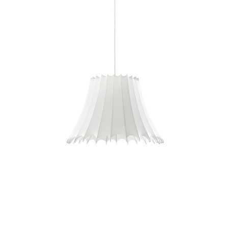 Colgante simple MUIRE polímero de resina E14 LED color blanco