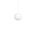 Colgante simple TUSEY polímero de resina E27 LED color blanco