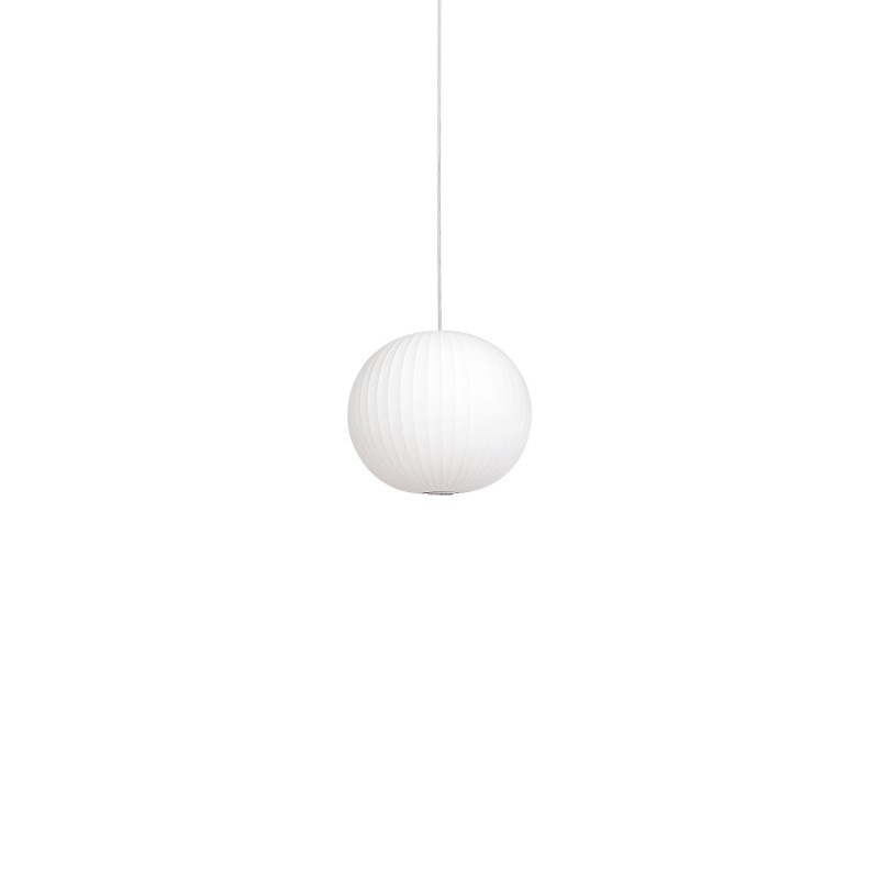 Colgante simple TUSEY polímero de resina E27 LED color blanco
