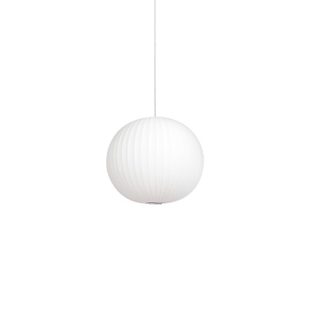 Colgante simple POËSE polímero de resina E27 LED color blanco