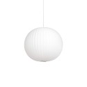 Colgante simple VONGY polímero de resina E27 LED color blanco