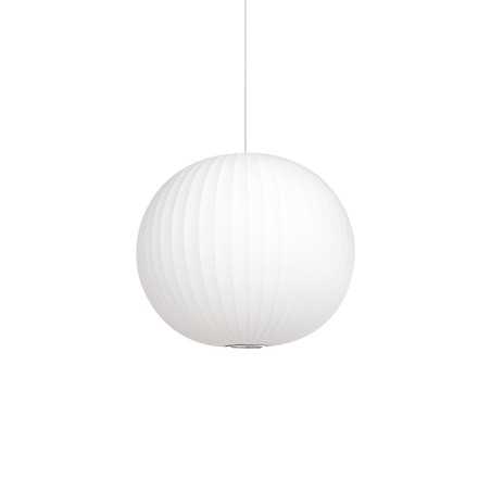 Colgante simple VONGY polímero de resina E27 LED color blanco