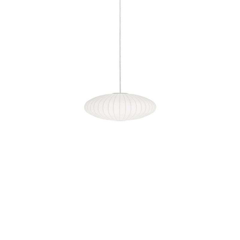 Colgante simple PAULIAT polímero de resina E27 LED color blanco