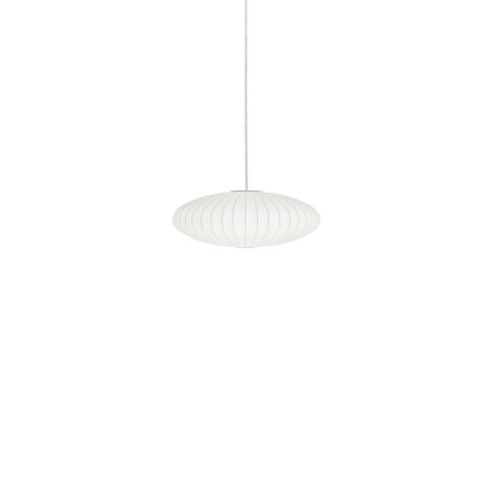 Colgante simple PAULIAT polímero de resina E27 LED color blanco