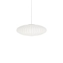 Colgante simple MORCY polímero de resina E27 LED color blanco