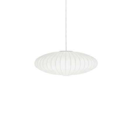 Colgante simple MORCY polímero de resina E27 LED color blanco
