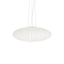 Colgante simple DOUCES polímero de resina E27 LED color blanco