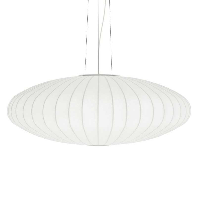 Colgante simple DUGNY polímero de resina E27 LED color blanco