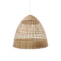 Colgante simple FESSY ratán E27 LED color madera