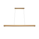 Colgante simple MORAT madera LED SMD 18W 1800LM negro