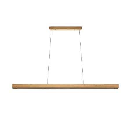 Colgante simple MORAT madera LED SMD 18W 1800LM negro