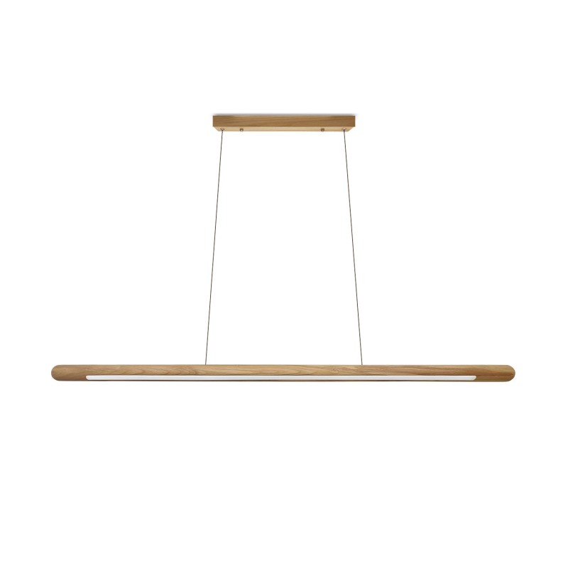 Colgante simple VEREL madera LED SMD 18W 1800LM madera