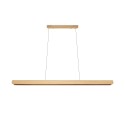 Colgante simple PUGET madera LED SMD 18W 1800LM negro