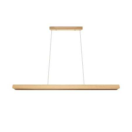 Colgante simple PUGET madera LED SMD 18W 1800LM negro