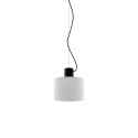 Colgante simple MERCY metal E27 LED color negro