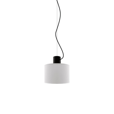 Colgante simple MERCY metal E27 LED color negro