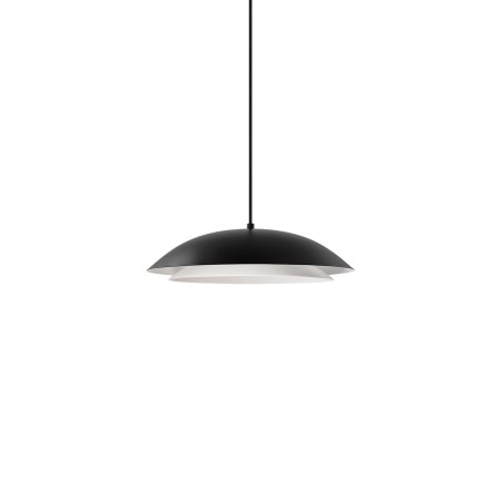 Colgante simple BORNY metal E27 LED color negro