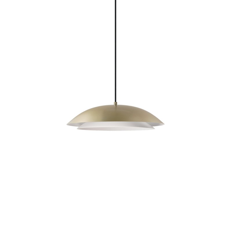 Colgante simple CREUX metal E27 LED color dorado