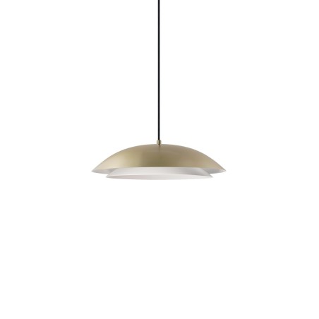 Colgante simple CREUX metal E27 LED color dorado
