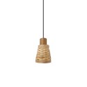 Colgante simple OUSSY madera E27 LED color madera